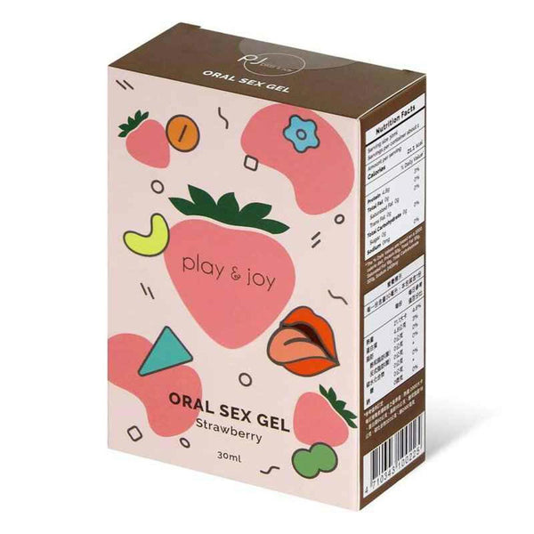 PLAY & JOY PLAY & JOY ORAL SEX GEL 30ml (Strawberry Flavour)  Fixed Size
