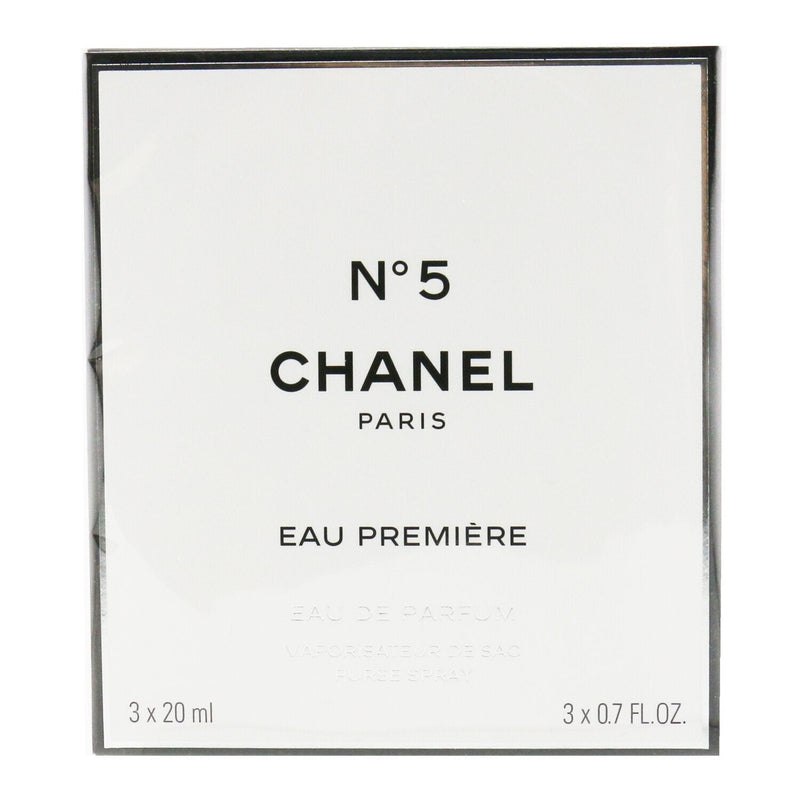 Chanel No.5 Eau Premiere Eau De Parfum Purse Spray And 2 Refills  3x20ml/0.7oz