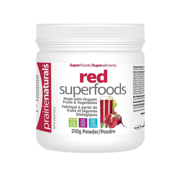 Prairie Naturals Organic Red Superfood 210g  Fixed Size