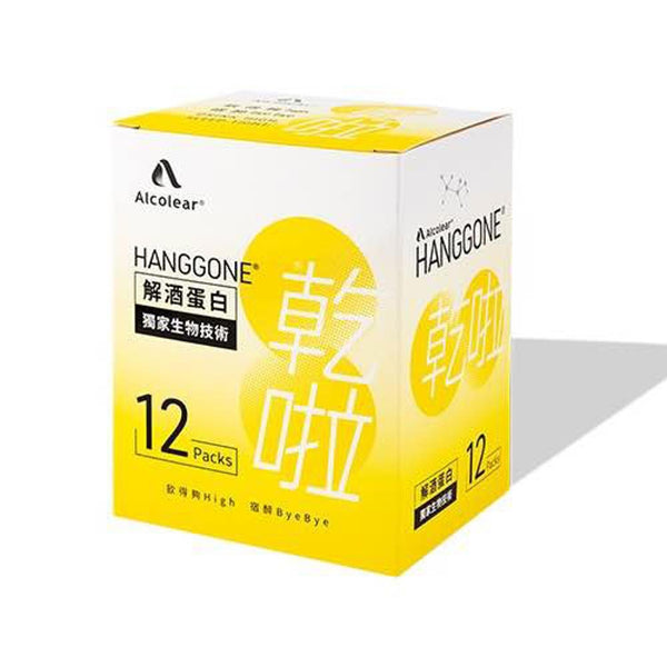 Alcolear Alcolear HANGGONE? Capsule 12 Combo Pack #Anti-hangover Anti-Asian Flush  12 combo