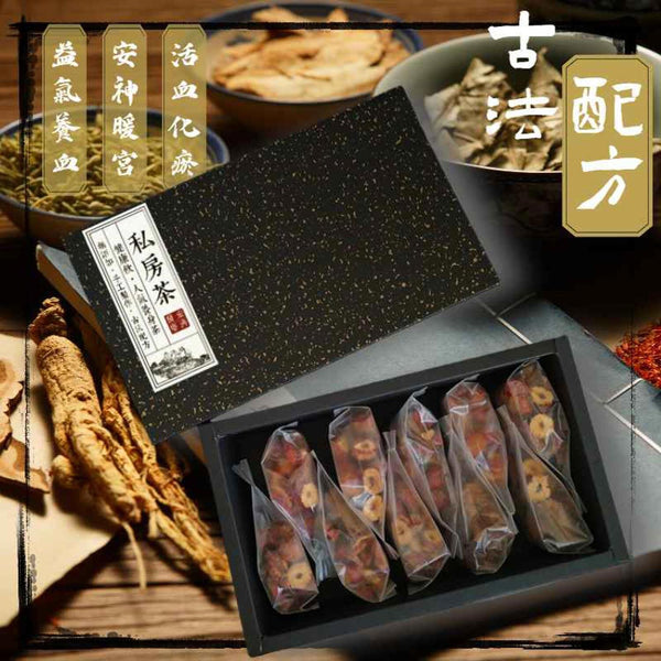 Health Lab [Taiwan Hand-made by ancient method] Red dates and Black sugar Ginger Tea (8 packets)  Fixed Size