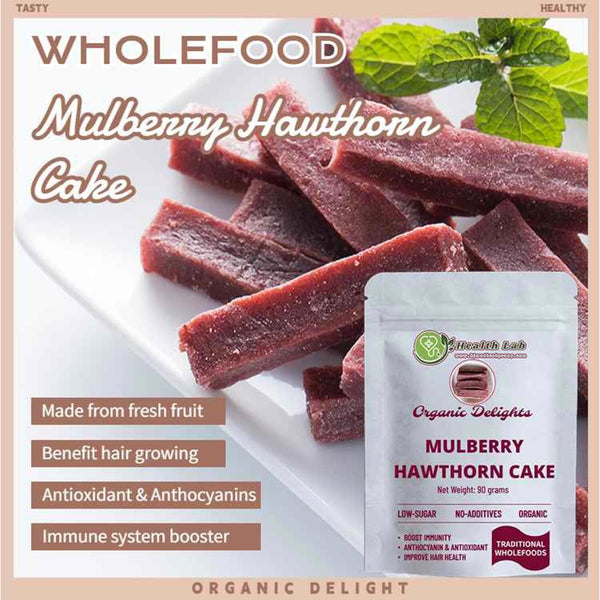 Health Lab Black mulberry hawthorn stick | no additives, rich anthocyanins, nourishing skin, enhancing immunity  Fixed Size
