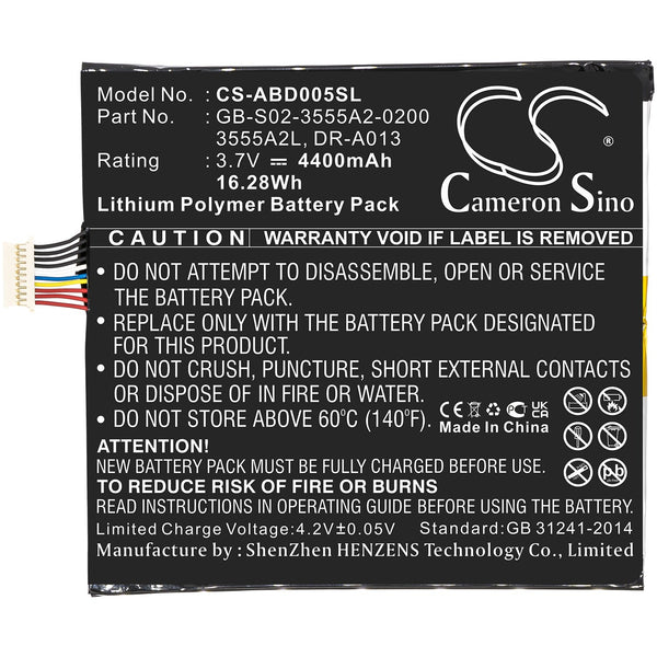 Amazon CS-ABD005SL - replacement battery for Amazon  Fixed size