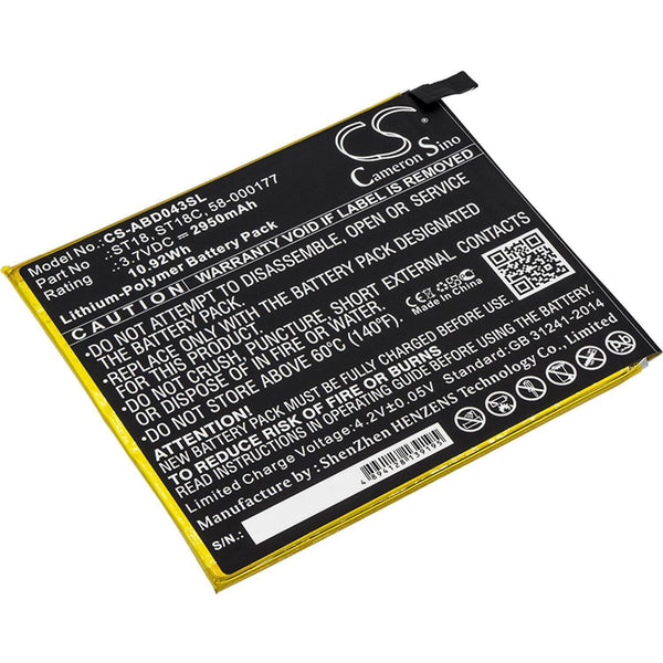 Amazon CS-ABD043SL - replacement battery for Amazon  Fixed size