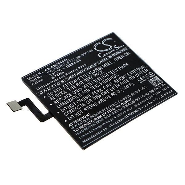 Amazon CS-ABD940SL - replacement battery for Amazon  Fixed size