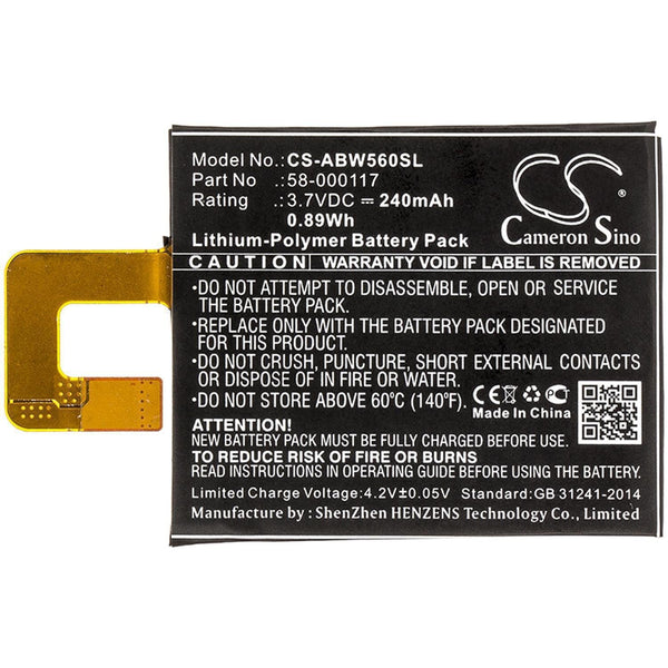 Amazon CS-ABW560SL - replacement battery for Amazon  Fixed size