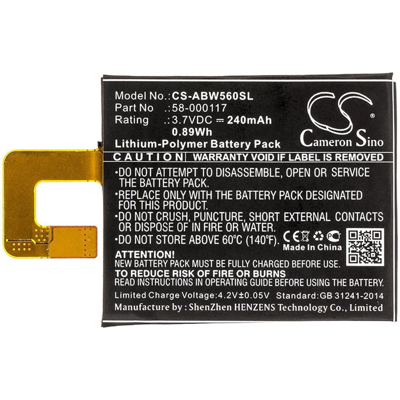 Amazon CS-ABW560SL - replacement battery for Amazon  Fixed size