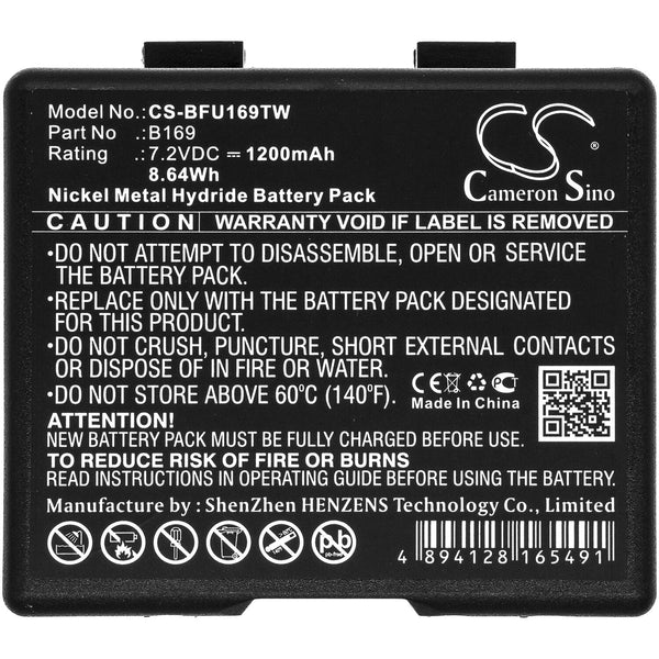 Bosch CS-BFU169TW - replacement battery for Bosch  Fixed size