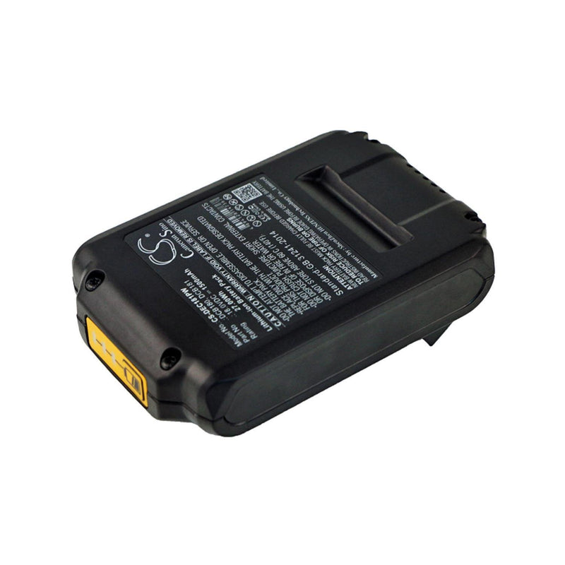 DeWalt CS-DEC181PW - replacement battery for DeWalt  Fixed size