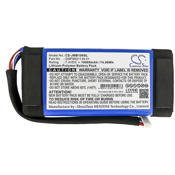 JBL CS-JMB100SL - replacement battery for JBL  Fixed size