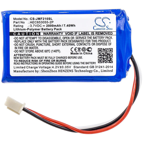 JBL CS-JMF210SL - replacement battery for JBL  Fixed size