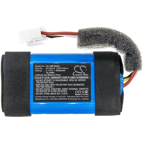 JBL CS-JMF500SL - replacement battery for JBL  Fixed size