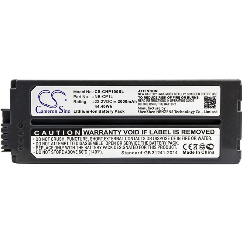 Canon CS-CNP100SL - replacement battery for Canon  Fixed size