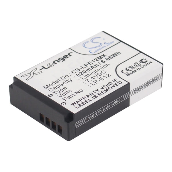 Canon CS-LPE12MX - replacement battery for Canon  Fixed size