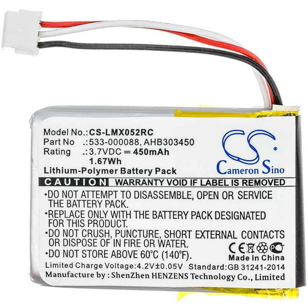 Logitech CS-LMX052RC - replacement battery for Logitech  Fixed size