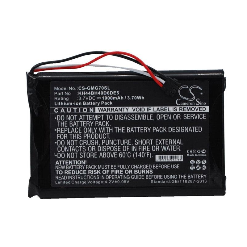 Garmin CS-GMG70SL - replacement battery for Garmin  Fixed size