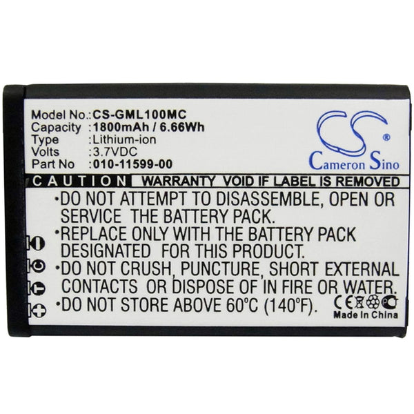 Garmin CS-GML100MC - replacement battery for Garmin  Fixed size