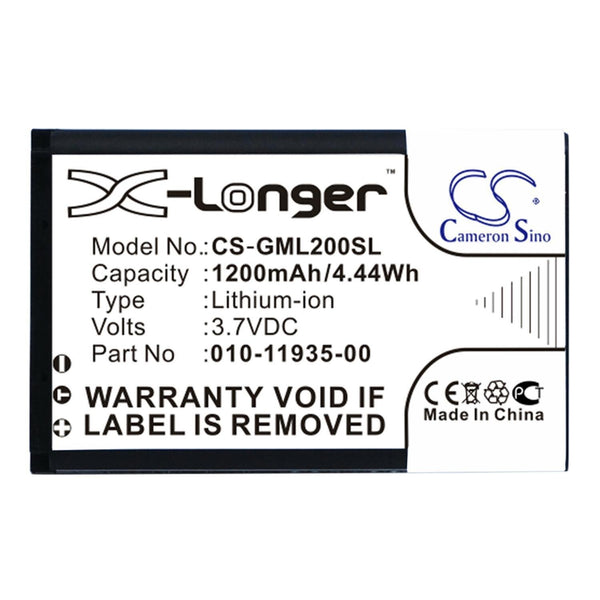 Garmin CS-GML200SL - replacement battery for Garmin  Fixed size