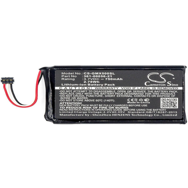 Garmin CS-GMX500SL - replacement battery for Garmin  Fixed size