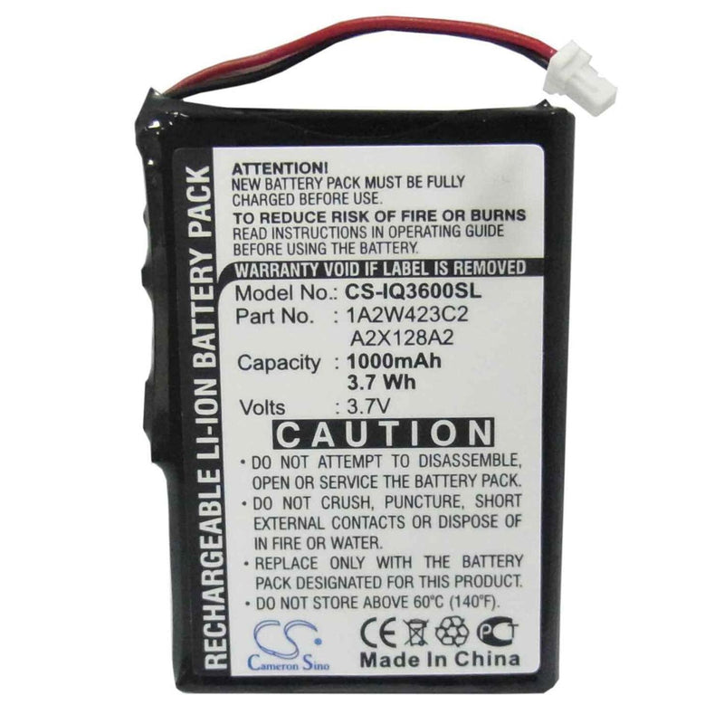 Garmin CS-IQ3600SL - replacement battery for Garmin  Fixed size