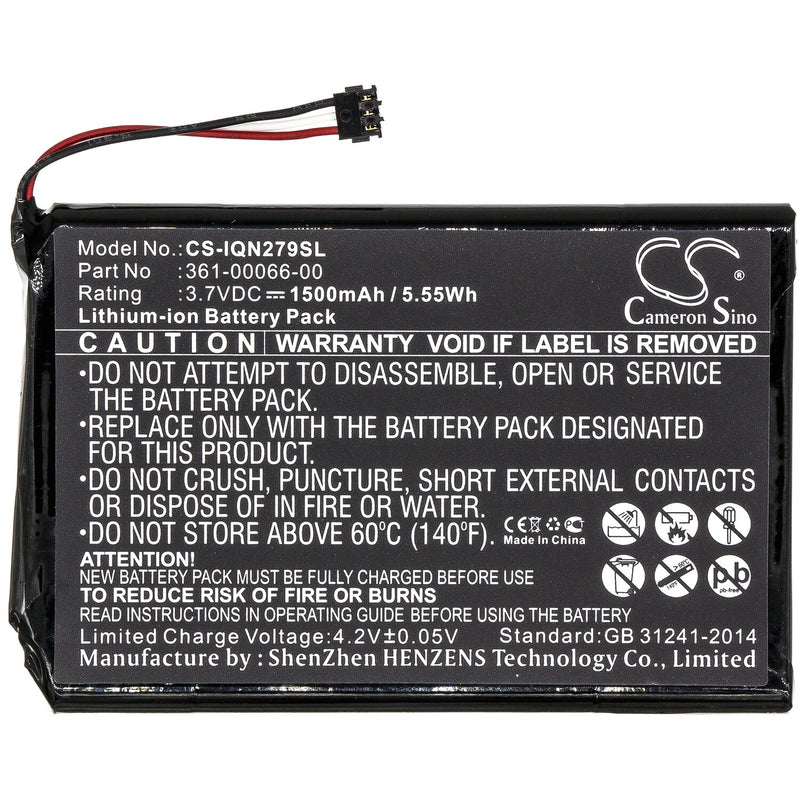 Garmin CS-IQN279SL - replacement battery for Garmin  Fixed size