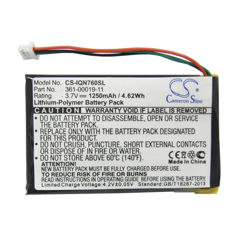 Garmin CS-IQN760SL - replacement battery for Garmin  Fixed size