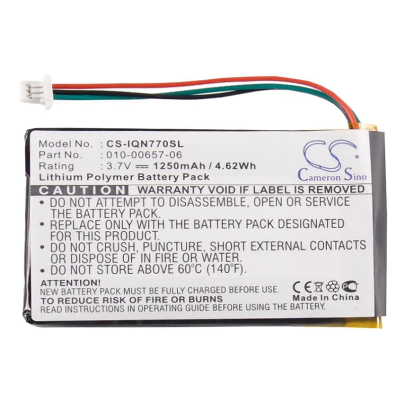 Garmin CS-IQN770SL - replacement battery for Garmin  Fixed size