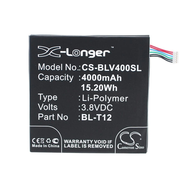 LG CS-BLV400SL - replacement battery for LG  Fixed size