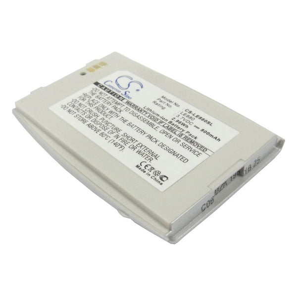 LG CS-LE880SL - replacement battery for LG  Fixed size