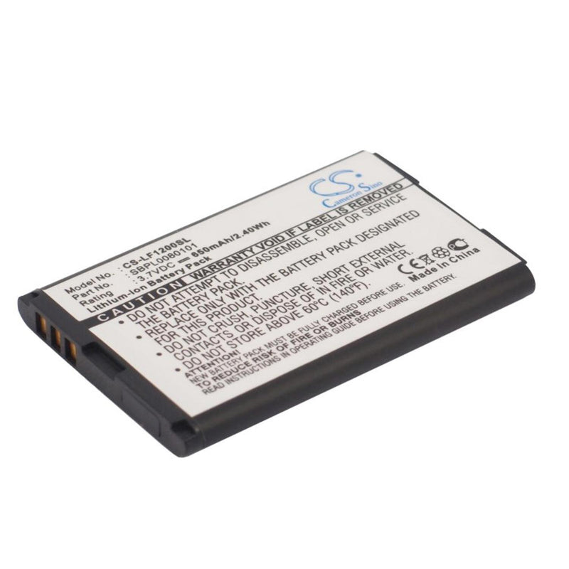 LG CS-LF1200SL - replacement battery for LG  Fixed size