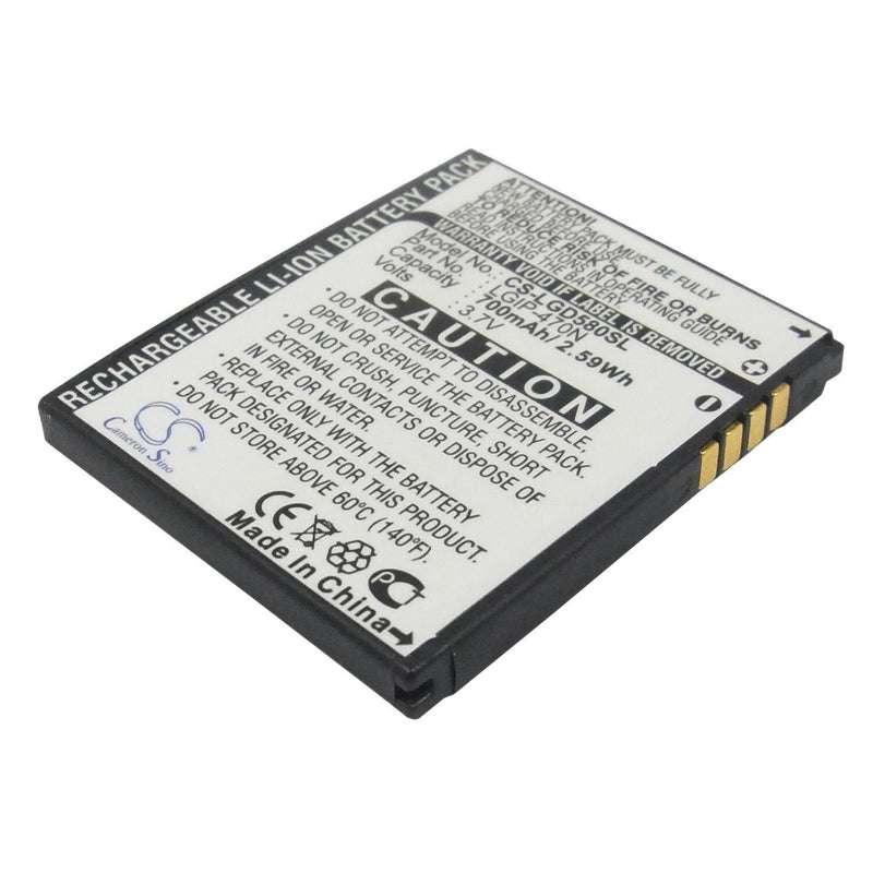 LG CS-LGD580SL - replacement battery for LG  Fixed size