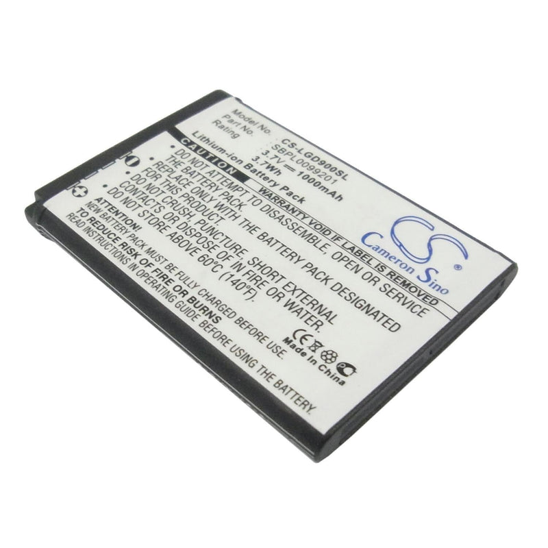 LG CS-LGD900SL - replacement battery for LG  Fixed size