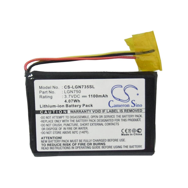 LG CS-LGN735SL - replacement battery for LG  Fixed size