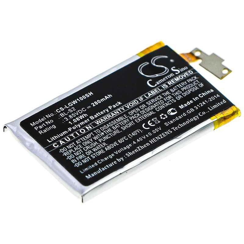 LG CS-LGW100SH - replacement battery for LG  Fixed size