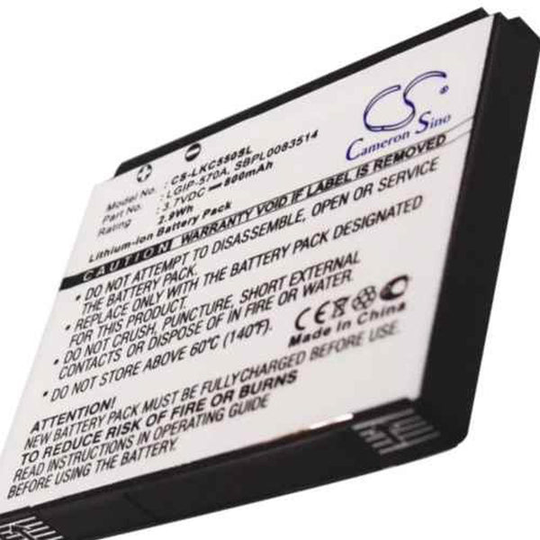 LG CS-LKC550SL - replacement battery for LG  Fixed size