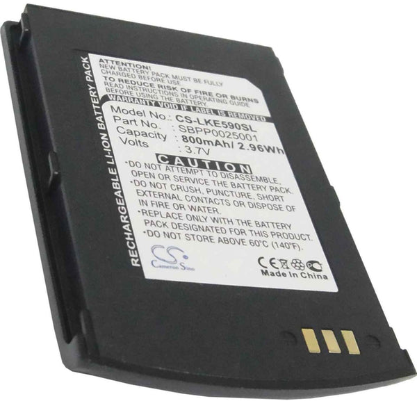 LG CS-LKE590SL - replacement battery for LG  Fixed size