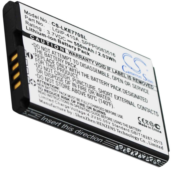 LG CS-LKE770SL - replacement battery for LG  Fixed size