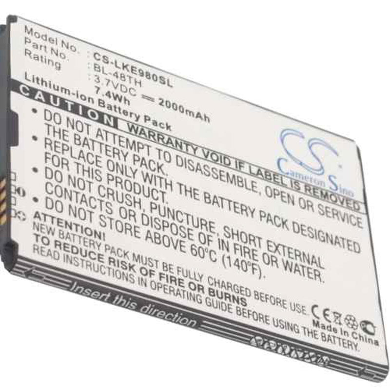 LG CS-LKE980SL - replacement battery for LG  Fixed size