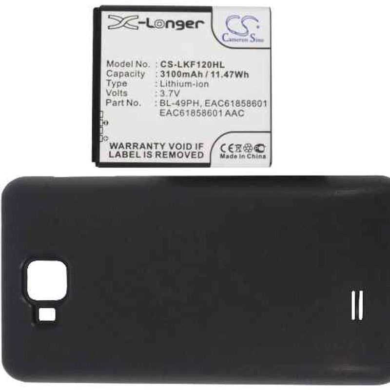 LG CS-LKF120HL - replacement battery for LG  Fixed size