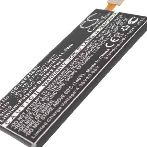 LG CS-LKF220SL - replacement battery for LG  Fixed size