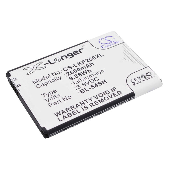 LG CS-LKF260XL - replacement battery for LG  Fixed size