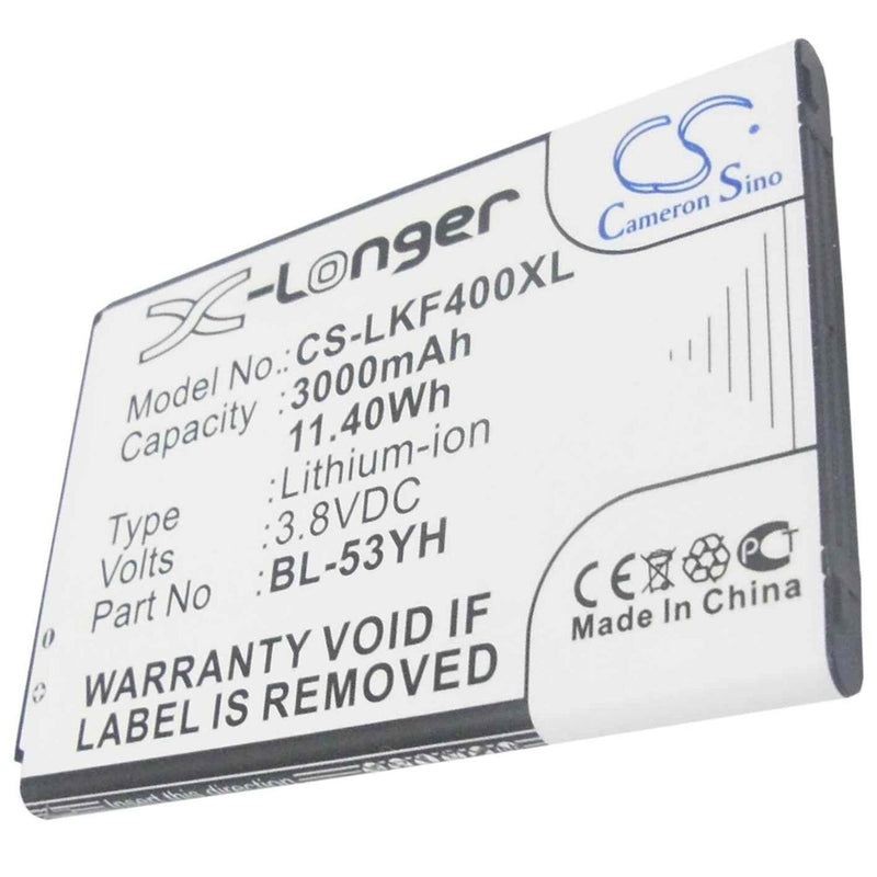 LG CS-LKF400XL - replacement battery for LG  Fixed size