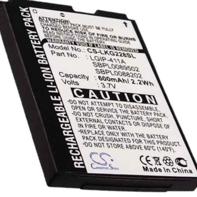 LG CS-LKG228SL - replacement battery for LG  Fixed size