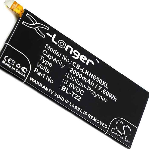 LG CS-LKH650XL - replacement battery for LG  Fixed size