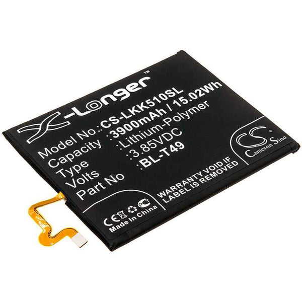 LG CS-LKK510SL - replacement battery for LG  Fixed size