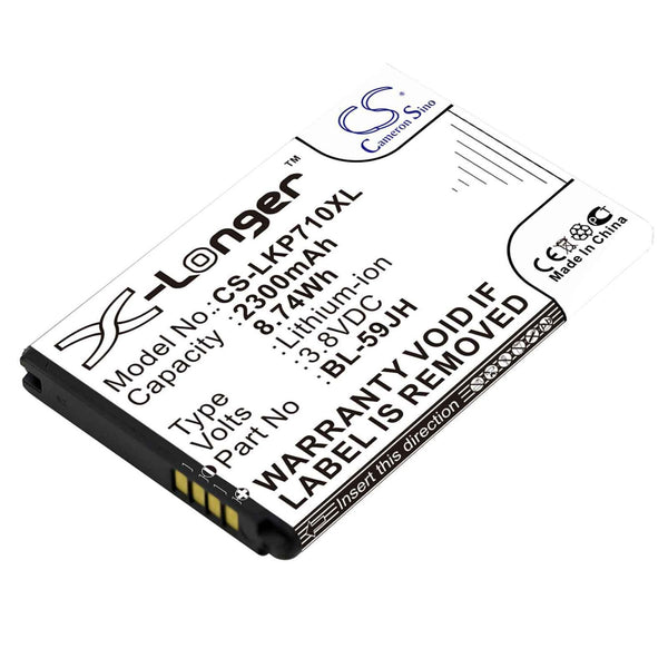 LG CS-LKP710XL - replacement battery for LG  Fixed size