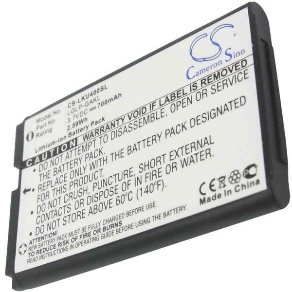 LG CS-LKU400SL - replacement battery for LG  Fixed size