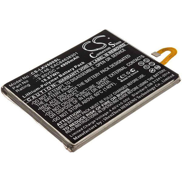 LG CS-LKV600SL - replacement battery for LG  Fixed size
