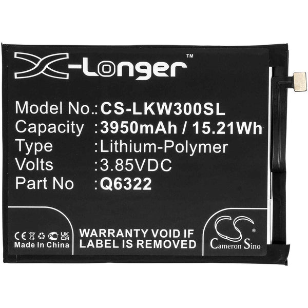 LG CS-LKW300SL - replacement battery for LG  Fixed size