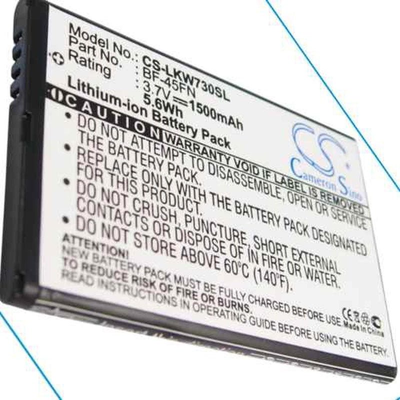 LG CS-LKW730SL - replacement battery for LG  Fixed size